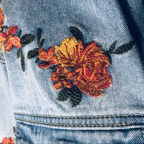 Embroidered Jean Jacket - Picture 7 of 9